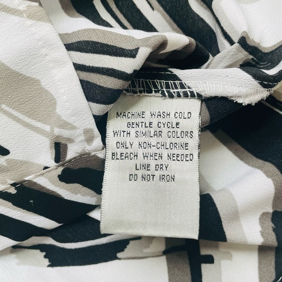 Fred David Stretch Button Down in White, Black, and Grays - Picture 6 of 6